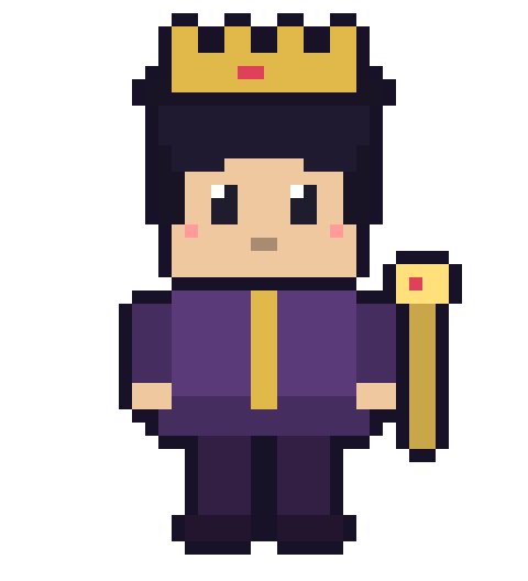 覇道コマンダー型のドット絵キャラクター