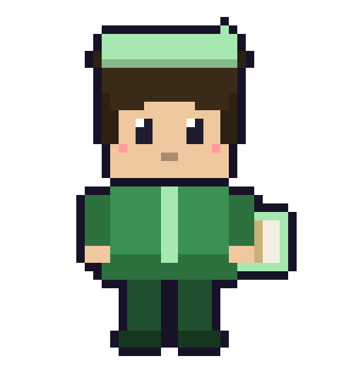 学習適応力のドット絵キャラクター
