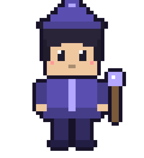 未来予測のドット絵キャラクター