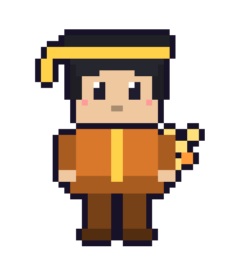 判断速度のドット絵キャラクター